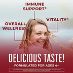 Mary Ruth's 5-1 Immunity Gummies with Elderberry for Kids & Adults | Cherry | Pectin Based | Vegan | 90 Count