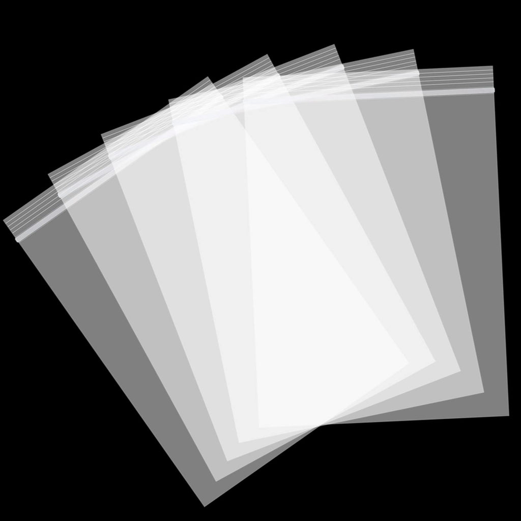 Aubeco 400Pcs 3x4 Inch Clear Plastic Zip Bags, 2Mil Thick