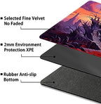 Playmat for MTG, with Free Storage Bags,Game Mat 24 x 14 inches, TCG and Board Game Mat for Cards,Mousepad Desk Mats (Regular,Magic Mat 11)