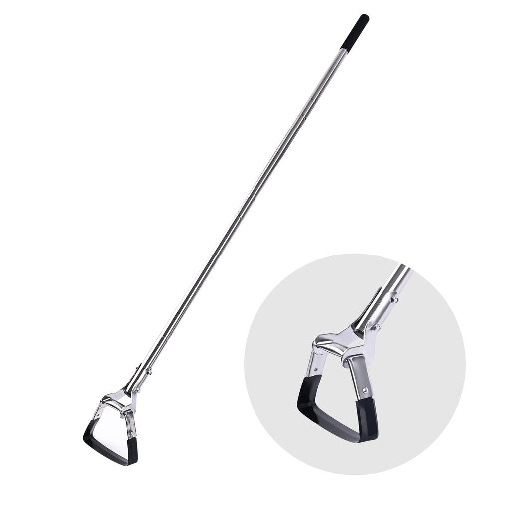 BARAYSTUS Garden Hoe 3-Height Adjustable - 55.9 Inch Long Handle Weeding Tool, Stainless Steel Heavy Duty Scuffle Hoe for Lawn,Yard & Vegetable Garden