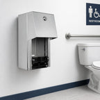 Stylever Commercial Toilet Paper Dispenser - Double Roll Holder