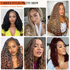 Flagship Goddess Box Braids Crochet Hair Pre looped,12 Inch 9 Packs Goddess Crochet Braids for Black Women Boho Crochet Box Braids with Curly Ends,Bohomian Pre looped Box Braids Crochet Hair-1B