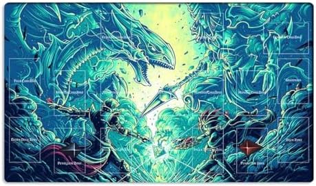 New Playmat Dark Magician Black Rose Dragon Mouse Pad TCG CCG OCG Trading Card Game Mat + Free Bag (ZD014-263)