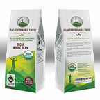Peak Performance High Altitude Organic Decaf Coffee. Fair Trade, Low Acid, Non GMO, Beans Full Of Antioxidants. Medium Roast Smooth Tasting USDA Certified Organic Decaffeinated Whole Bean Coffee Bag