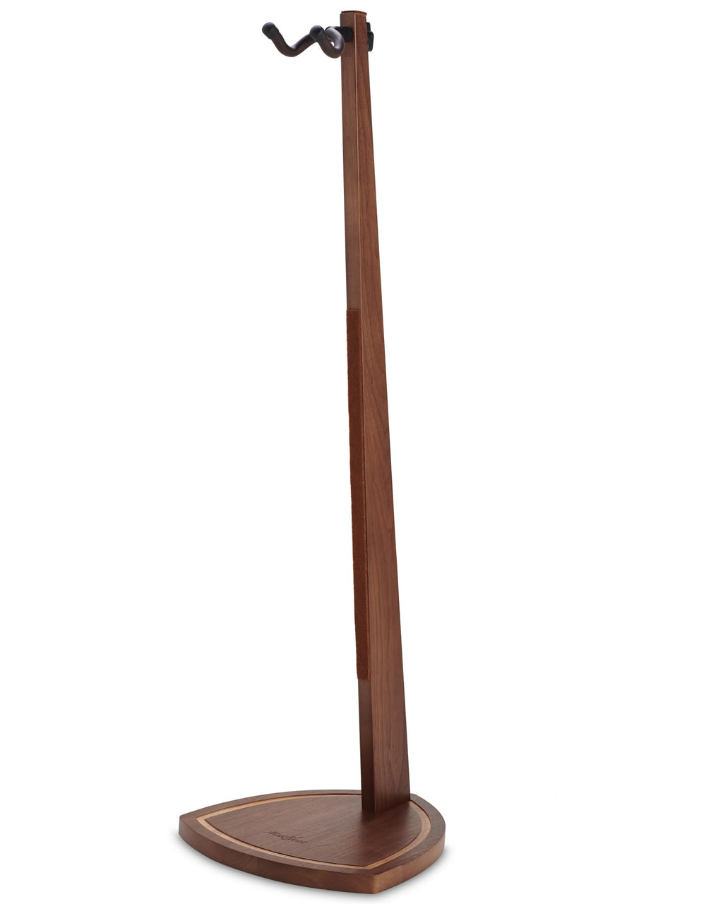 Musbeat Guitar Stand, Acoustic Guitar Stand Floor, Black Walnut Wood Guitar Stand, Single Guitar Holder Stand for Electric Guitar, Banjo, Mandolin, Hanging Guitar Stands for Home Decor Studio Display