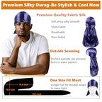 Bonnet for Men,Silk Bonnet for Men for Sleeping,Matching Durag and Bonnets Set for Couples,Mens Bonnet for Curly Hair,Braids