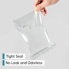 Fessary 2" x 2" Clear Small Plastic Bags for Pills 2 Mil Thick 150 PCS Mini Zipper Storage Bags for Jewelry, Necklace, Coins