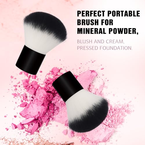 Daubigny Kabuki Face Brush Foundation Blush for Mineral Stippling Makeup Face Blending Brush Cream Powder Makeup Brush (Kabuki) …