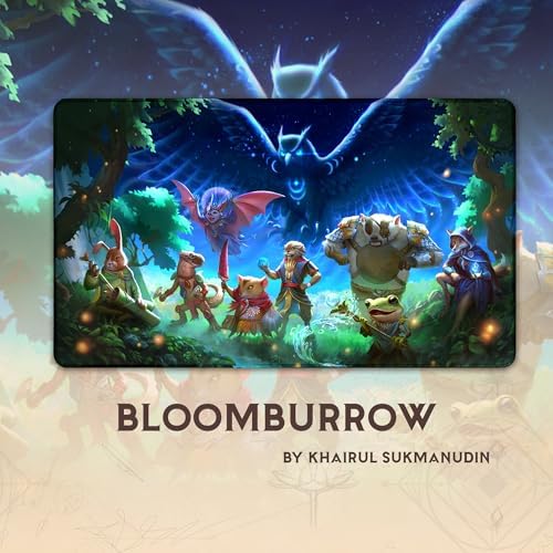 Bloomburrow (Stitched) - MTG Playmat by Khairul Sukmanudin - Compatible with Magic The Gathering Playmat - Play MTG, YuGiOh, TCG - Original Play Mat Art Designs & Accessories