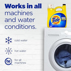 Tide Simply Oxi Boost + Odor Defense, Tough on Stains and Odors, Fresh Linen Scent, 96 Loads, 137 fl oz