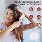 Laser Therapy Hair Growth Comb,FDA Cleared laser comb for hair growth,Red Light Electric Scalp Massager (Pink)