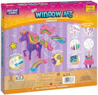 Imagimake Window Art Unicorn | Stained Glass Kit | Unicorn Girls Toys Age 6-8 | 6 Year Old Girl Birthday Gift | Art and Crafts for Girls 8-12 | DIY Suncatcher Kit for 5,6,7,8,9,10,11,12 Year Old Kids