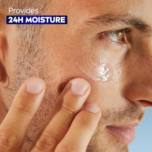 NIVEA MEN Age Defense Advanced Serum with Thiamidol (TM) and Hyaluronic Acid, Fast-Absorbing Face Serum Helps Reduce Look of Dark Spots, Fine Lines and Wrinkles, 1 Fl Oz Bottle