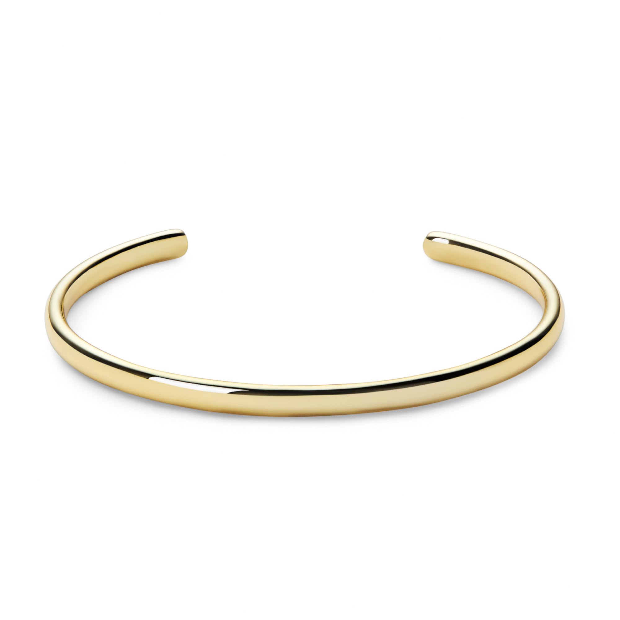 Ana Luisa Cuff Bracelets for Women - 14K Gold Plated & Silver Rhodium Cuff Bracelets - Sleek Designs Perfect for Layering - Hypoallergenic, Water-Resistant, Tarnish-Free Bracelet
