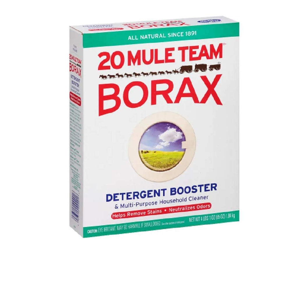20 Mule Team Borax All Natural Laundry Booster & Multi-Purpose Household Cleaner 4Lbs 1Oz. (65 Oz) (Pack of 1)
