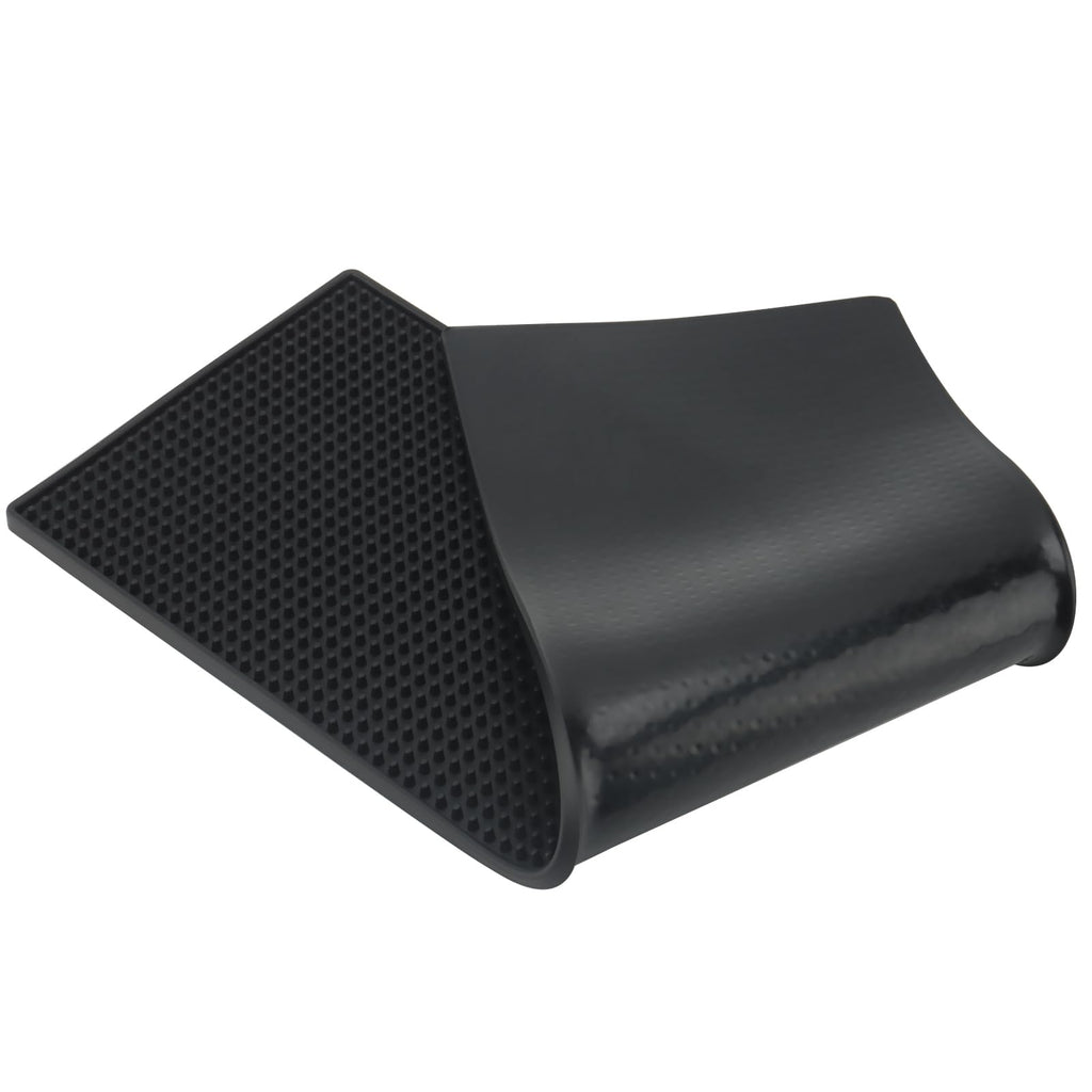 FUNSUEI 3 PCS 8 x 24 Inch Rubber Bar Mats, Non-Slip Rubber Bar Service Top Spill Mats, PVC Bar Spill Mat Drinks Mixing Pad for Bars, Home Kitchen, Pubs, Restaurants