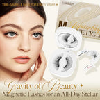 LASHVIEW Upgrade Soft Magnetic Eyelashes Natural Look, Reusable Magnetic Eyelashes with Applicator, No Glue Needed Magnetic Eyelashes Magnetic Lashes Kit, Easy to Wear and Remove CT01