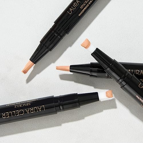 LAURA GELLER NEW YORK Waterproof Eye Spackle Eye Shadow Primer- Reduces the Appearance of Fine Lines-Lasts All Day -Universal