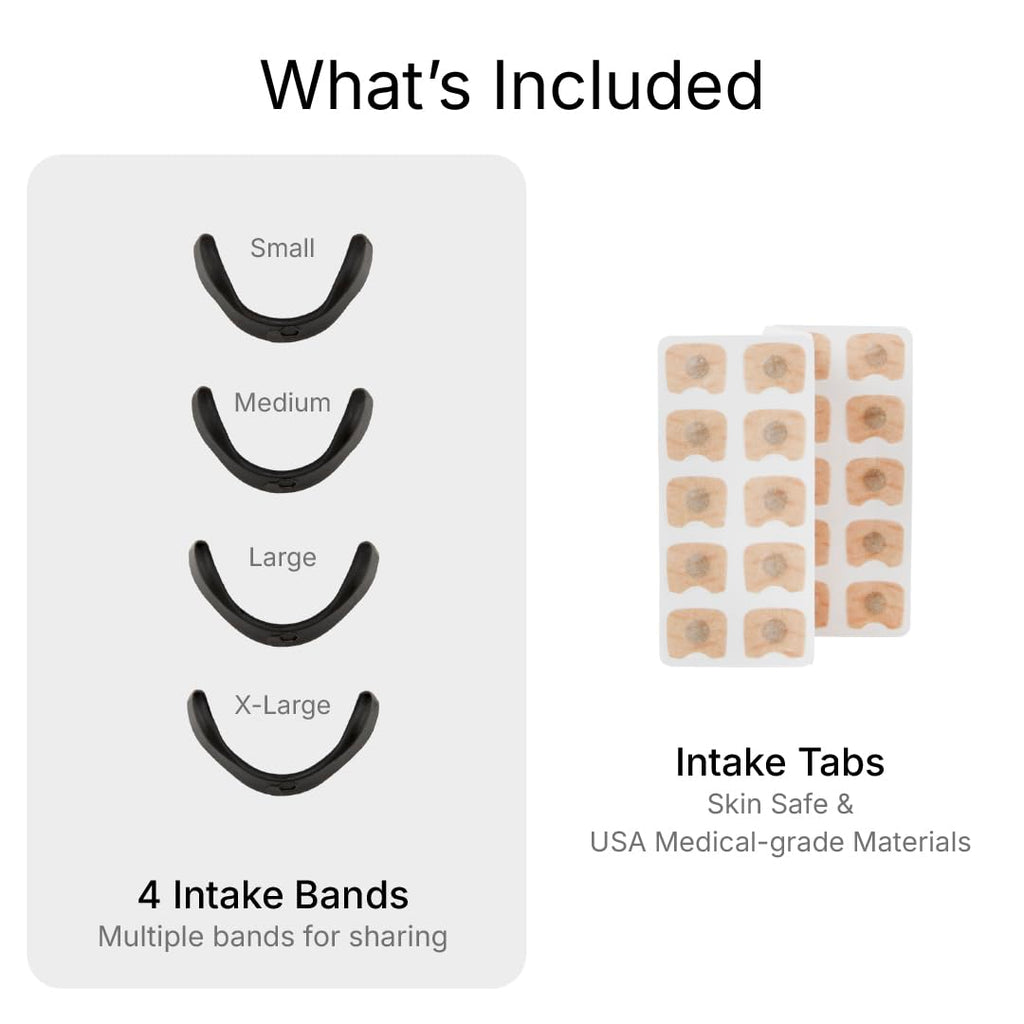 Intake Breathing Nasal Strip Starter Kit (15 Count, Black) - Boost Oxygen Intake, Reduce Snoring, Improve Sleep Quality - Sweat Resistant, Skin Safe Nasal Strips - Extra Strength Snoring Solution