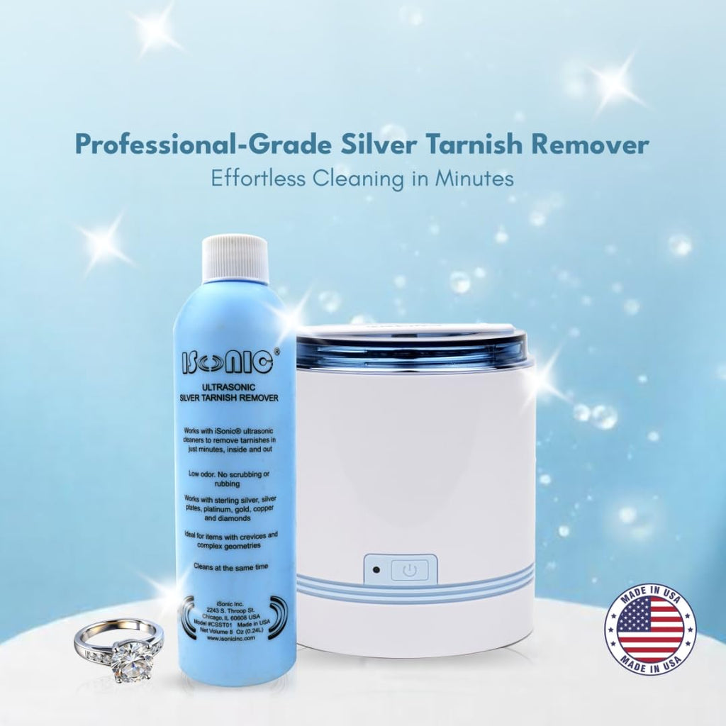 iSonic CSST01 Ultrasonic Tarnish Remover, 8 fl. oz. Bottle (Do Not Dilute) (8 fl. oz. (Pack of 2))
