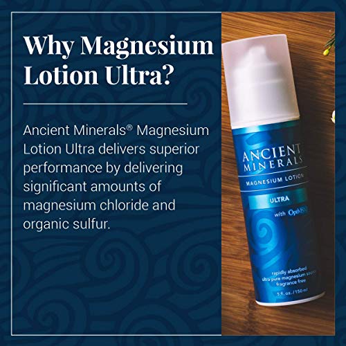 Ancient Minerals Magnesium Bath Flakes - Magnesium Lotion and Bath Flakes Ultra with MSM - Pure Genuine Zechstein Chloride