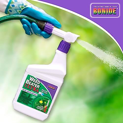 Bonide Weed Beater Ultra, 32 oz Ready-to-Spray Fast-Acting Protection Against Broadleaf Weeds in Warm & Cool Weather