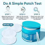 Elvira Korean Skincare Anti-Aging & Glycolic Acid Exfoliating Facial Pads With 10% Glycolic Acid, 2% Salicylic Acid & Niacinamide - 60 Toner Pads, Daily Peel Treatment for Acne Prone Sensitive Skin