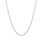 OLARCU 2.5mm/4mm Silver Stainless Steel Wheat Chain Necklace Jewelry for Men (2.5mm-Silver, 26 Inches)