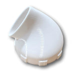 SpeedFreakCNC Enhanced Angled Jet Nozzle Compatible with Intex Bestway Pools Using 3-3/16" Diameter 11070 Connector for 1.25" Hose