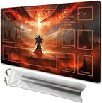 MTG Playmat - Non-Slip Backing Printing, Ideal for Card Game Enthusiasts TCG Playmat (Disaster befalls1-Deck)