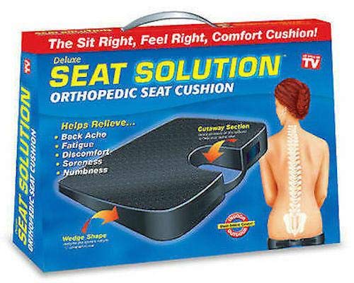 MantraRaj Orthopaedic Seat Cushion Wedge Tailbone Pillow Coccyx Spine Pain Relief Solution U-Shaped Cut-Out Design to Relieve Pain, Back Support Perfect Seat Pad for Office, Car or Home