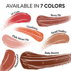 Mented Cosmetics Lip Gloss for Women Tinted Lip Balm Stain, Long Lasting Buildable Moisturizing Lipgloss Lipstick Topper, Made in USA, Cruelty Free Vegan Makeup, Mauve Over