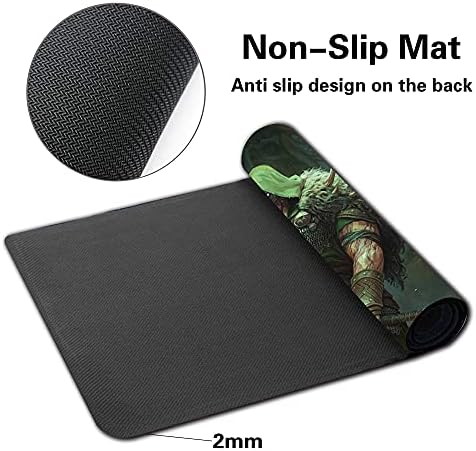 Board Game MTG Playmat Games Size 60X35 cm CCG Compatible for MTG CCG RPG Trading Card Game (GARRUK, Cursed Huntsman)