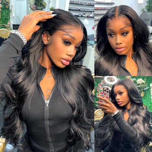 Human Hair Body Wave 3 Bundles 18 20 22 12A Grade 100% Unprocessed Brazilian Virgin Human Hair Body Weave Bundles Double Weft Human Hair Extensions Natural Color for Black Women