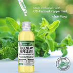 Mighty Mint 8 oz Peppermint Rodent Repellent Concentrate - Makes 1 Gallon - Natural Spray for Rats, Mice, and More.