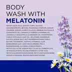 Dr Teal's Body Wash with Pure Epsom Salt, Sleep Blend with Melatonin, 24 fl oz (Pack of 4)
