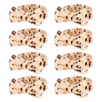 Semato Bachelorette Party Favor Set - Bride and Bridesmaid Spa Headbands, Skincare Head Bands for Women, Cute Bow Party Supplies (Leopard)