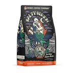 Bones Coffee Company Salty Siren Flavored Coffee Beans, Medium Roast Ground Coffee Low Acid, Caramel Chocolate Flavor (12 oz)
