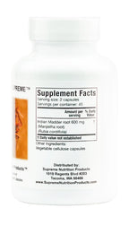 Supreme Nutrition Manjistha Supreme, 90 Pure Indian Madder Root Vegetarian Capsules