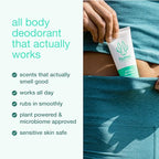 Hume Supernatural Invisible Whole Body Deodorant Balm - Full Body Protection - Aluminum Free, No Baking Soda - Anti-Chafing Odor Control - Clinically Tested on Sensitive Skin (Desert Bloom, 1-Pack)