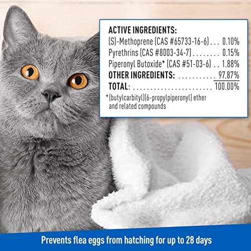 Plus Flea & Tick Foaming Shampoo & Wash for Cats & Kittens Over 12 Weeks ; Sensitive Skin Flea Treatment for Cats and Kittens ; Kills Adult Fleas, Ticks, and Lice On Contact ; 10 Oz