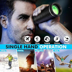 40x60 HD Monocular Telescope with Smartphone Adapter,High Power Portable Telescope for Bird Watching, Hiking, Camping, Travel & Outdoor Adventures