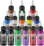 Hawink Tattoo Ink Set 1oz (30ml) Tattoo Supply 14 Colors Pigment Kit Ink USA TI203-30-14