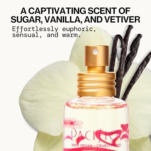 Pacifica Island Vanilla Perfume ��� Clean Vanilla Fragrance for Women - Warm Tropical Aroma - Long-Lasting Clean Beauty Non Toxic Scent, Vegan & Cruelty-Free, 1 oz Travel-Friendly Spray