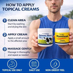 Cosmetic Ointment & La Vaquita Bálsamo Blanco (3.52 oz Each) for Sweating, Fat Burning, Joint Relief, and Muscle Recovery