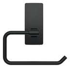 Command Toilet Paper Holder Matte Black with Water Resistant Command Strips, Rust Resistant Bathroom Organizer