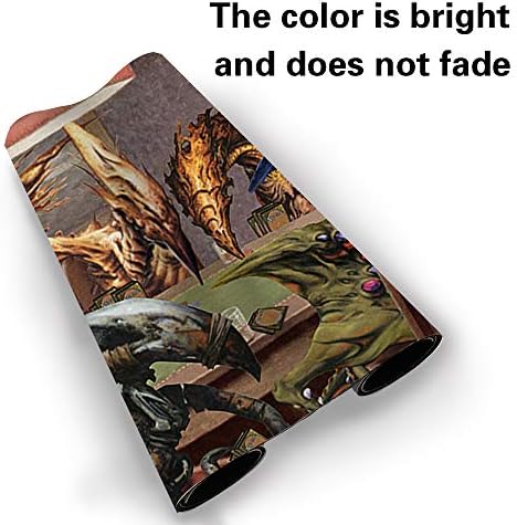 Board Game TCG Playmat Table Mats Games Size 60X35 cm Mousepad Compatible for MTG RPG CCG Trading Card Game Play mats (SLIVERS-Playing-Poker)