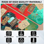MTG MATS Stitched Edges, 24" x 14" MTG Playmats for MTG TCG Trading Card Smooth Rubber Surface Anti-Slip Mouse Pad with Storage Bag Thickened 3mm