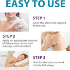 Hackerdom Magnesium Lotion, Topical Magnesium Lotion for Kids and Adults, Natural Calming Cream Support for Bedtime Relax, Stress Relief & Calm Mood