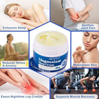 Magnesium Cream for Sleep,Magnesium Lotion,Magnesium Oil,Magnesium Cream for Feet,Magnesium Butter,Soothes Muscle Tension,Relaxation,3.17oz